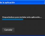 Captura de pantalla Adobe AIR